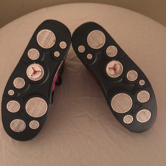 Mens Nike air Jordan Flight Sz 10  red and black - Picture 5 of 5